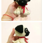 Baby Pug Dog Amigurumi Free Crochet Pattern