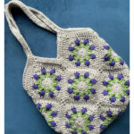Best Buds Tulip Granny Square Tote Bag Crochet Pattern