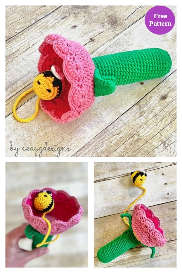 Bumblebee Bilbocatch Free Crochet Pattern