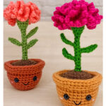 Carnation Cutie Free Crochet Pattern