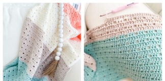 Colorful Blanket Free Crochet Pattern for Beginner