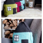 Cozy Cottage Pillow Free Crochet Pattern