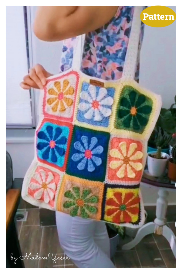 Daisy Bag Crochet Pattern 