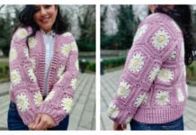 Daisy Dreams Cardigan Sweater Free Crochet Pattern