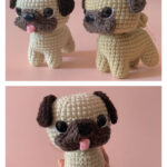 Dog Pet Pug Amigurumi Crochet Pattern