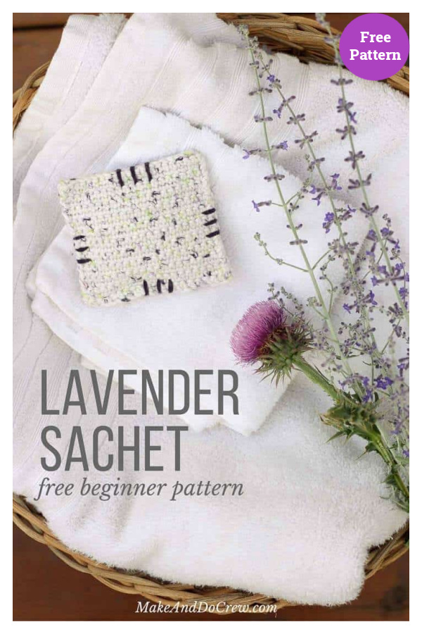 Dried Lavender Sachets Free Crochet Pattern