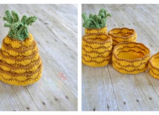 Fruit Nesting Bowls Free Crochet Pattern