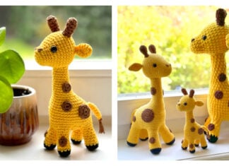 Giraffe Amigurumi Free Crochet Pattern and Video Tutorial