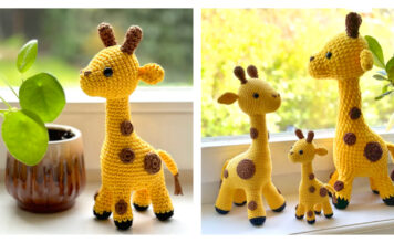 Giraffe Amigurumi Free Crochet Pattern and Video Tutorial