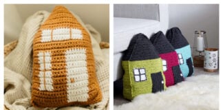 House Pillow Crochet Patterns