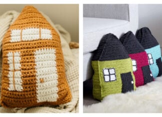 House Pillow Crochet Patterns
