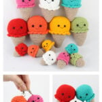 Ice Cream Amigurumi Free Crochet Pattern