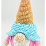 Ice Cream Gnome Free Crochet Pattern