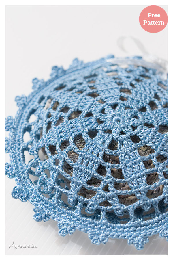Lavender Sachet Free Crochet Pattern