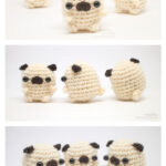 Mini Pug Amigurumi Free Crochet Pattern