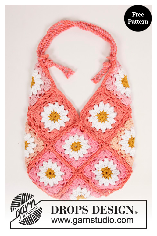 My Daisy Bag Free Crochet Pattern 