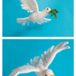 Paloma the Peace Dove Free Crochet Pattern and Video Tutorial