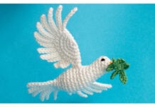 Paloma the Peace Dove Free Crochet Pattern and Video Tutorial