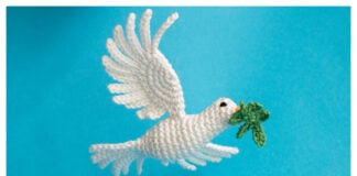 Paloma the Peace Dove Free Crochet Pattern and Video Tutorial