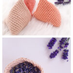 Pyramid Lavender Bags Free Crochet Pattern