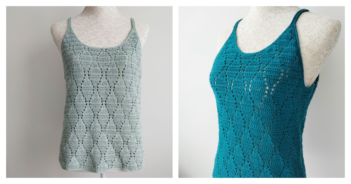 Summer Sea Top Free Crochet Pattern