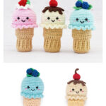 Summertime Ice Cream Cones Crochet Pattern