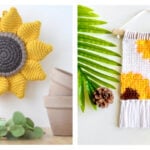 Sunflower Wall Hanging Crochet Patterns