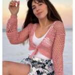 The Ocean Tied Cardi Free Crochet Pattern and Video Tutorial