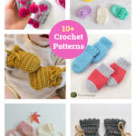 10+ Thumbless Baby Mittens Crochet Patterns