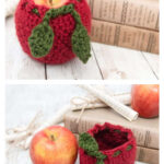 Apple Koozie Free Crochet Pattern