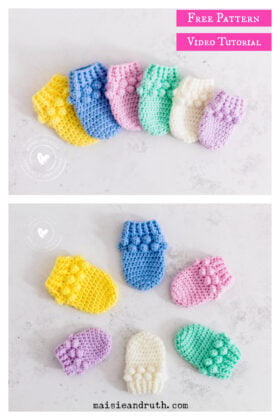 10+ Thumbless Baby Mittens Crochet Patterns - Page 2 of 3