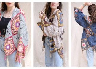 Bohemian Style Cardigan Crochet Pattern