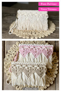 Pochette Lilly Pulitzer Boho - Crochet Blanc Resort - Porte-monnaie Ou Clutch Occasion