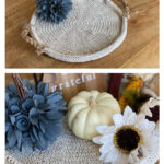 Jute Cord Tray Free Crochet Pattern and Video Tutorial