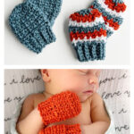 Newborn Mittens Free Crochet Pattern and Video Tutorial