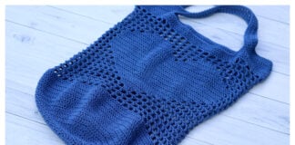 Sweetheart Market Bag Free Crochet Pattern and Video Tutorial