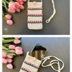 Tulip phone Case Free Crochet Pattern