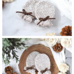 Velvet Baby Mittens Free Crochet Pattern