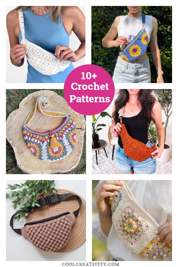 10+ Crossbody Bum Bag Crochet Patterns