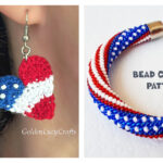 American Flag Inspired Projects Crochet Pattern Jewelry