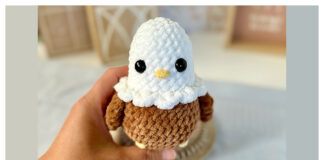 Amigurumi Plush Eagle Free Crochet Pattern