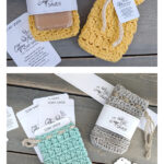 Bobble Stitch Soap Saver Pouch Free Crochet Pattern