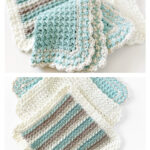 Brookside Cottage Crunch Dishcloth Free Crochet Pattern and Video Tutorial