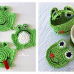 Frog Coasters Crochet Patterns