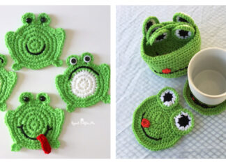 Frog Coasters Crochet Patterns