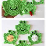 Frog Coasters Free Crochet Pattern and Video Tutorial