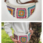 Granny Square Crossbody Bum Bag Crochet Pattern