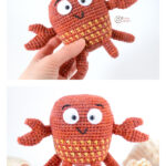 Gregory the Crab Free Crochet Pattern