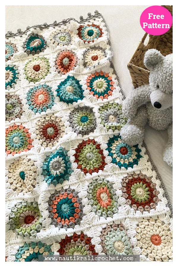 Island Time Baby Blanket Free Crochet Pattern 