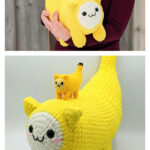 Jumbo Banana Cat Crochet Pattern